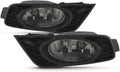 Smoked Lens Bumper Fog Lights Driving Lamps with Switch and Bulbs Assembly Left Right D669