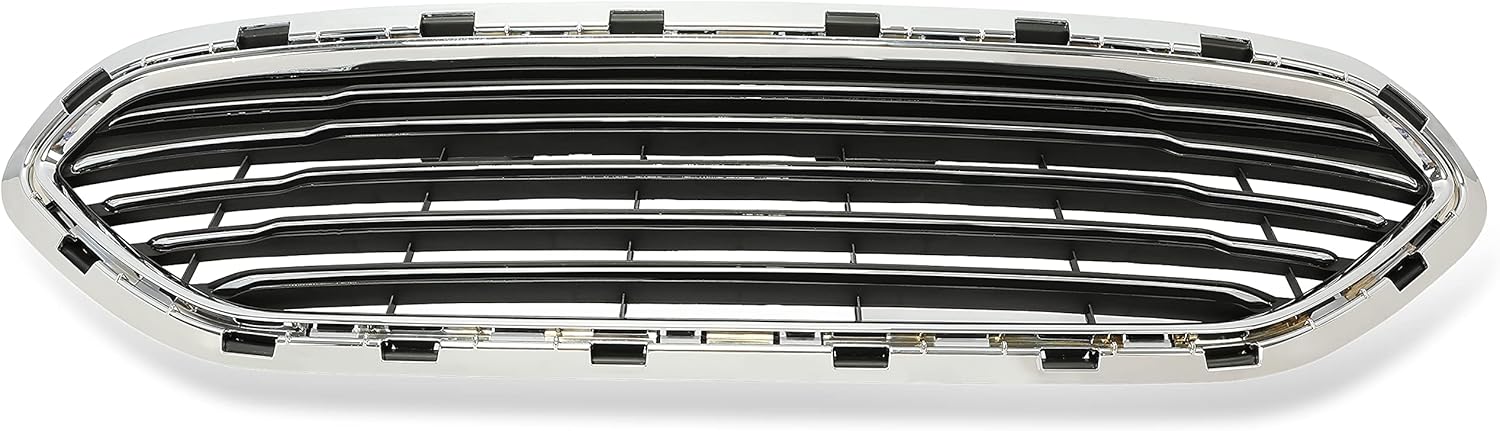 Chrome Frame Grille Front Grill Bumper Guard Cover Molding Replacement I1498