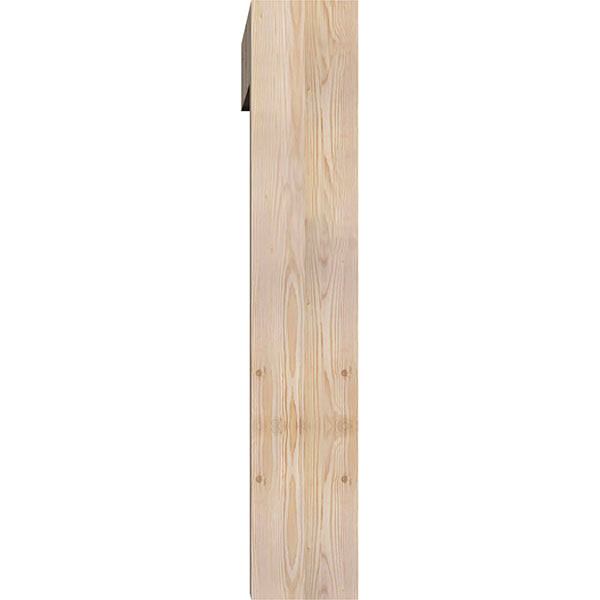 Douglas Fir Smooth Bracket with Offset Brace O9311