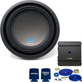 Mono Amplifier and 10" Dual 4-Ohm Subwoofer with Wire Kit Y32435