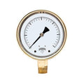 4x22 Brass Case Pressure Gauges F690