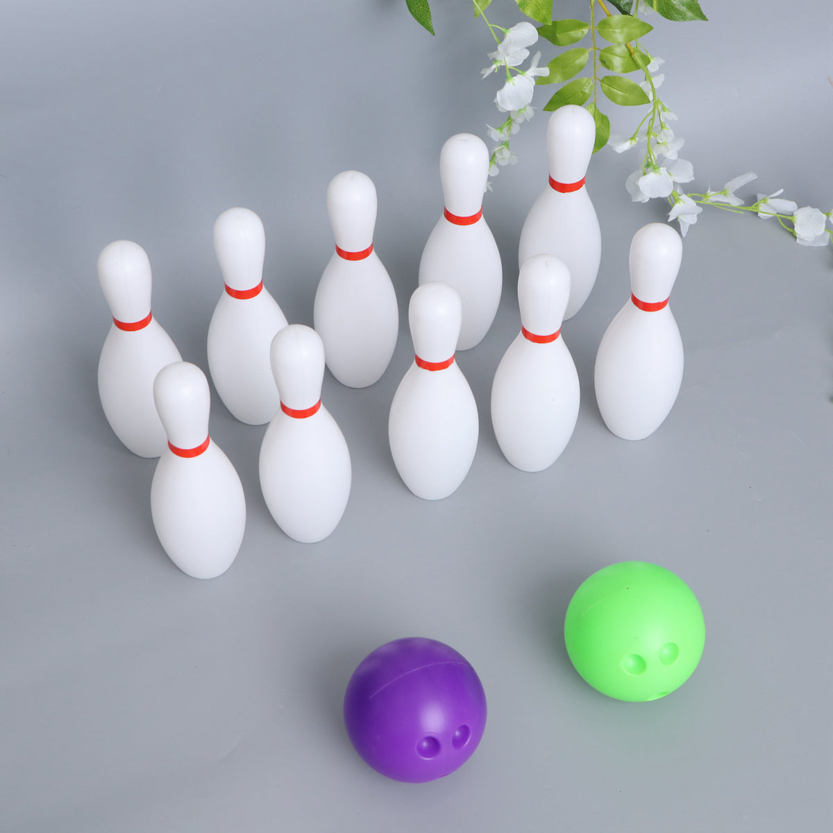 12pcs Large Size Bowling Play Set Toy for Kids N753732