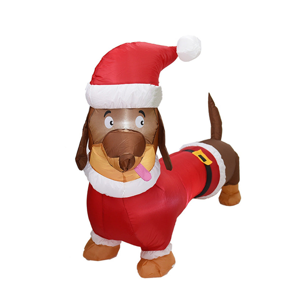 Inflatable Dachshund Model Christmas Party Prop R220