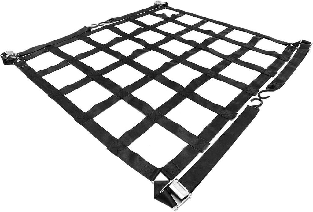 6.8'x 4.1' Heavy Duty Truck Bed Cargo Net with S-Hooks, 1100LBS, Pack of 2 C903