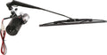 12V Universal Electric Windshield Wiper Motor Kit for UTV ATV Windshields, 11.8" Arm, 15.7" Blade Pack of 2 S7425