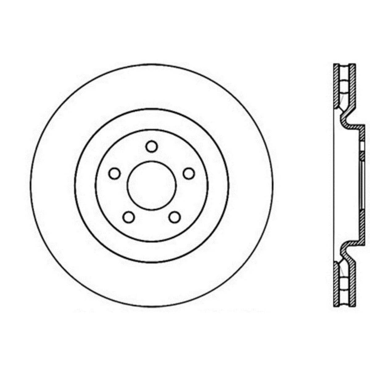 Slotted & Drilled Sport Brake Rotor T1305