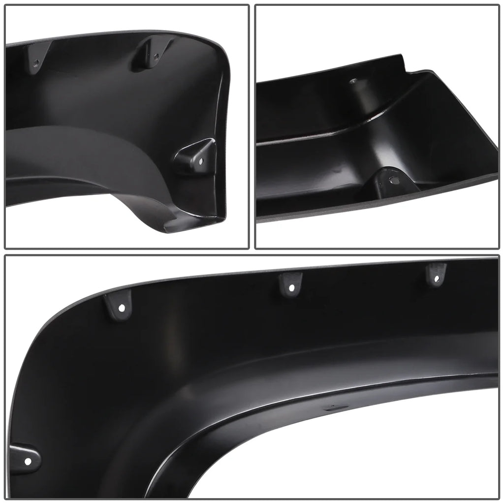 Pocket-Rivet Fender Wheel Flares for Chevy Silverado Fleetside Long Bed M711