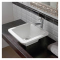 Butterfly Ceramic Square Vessel Bathroom Sink G2143