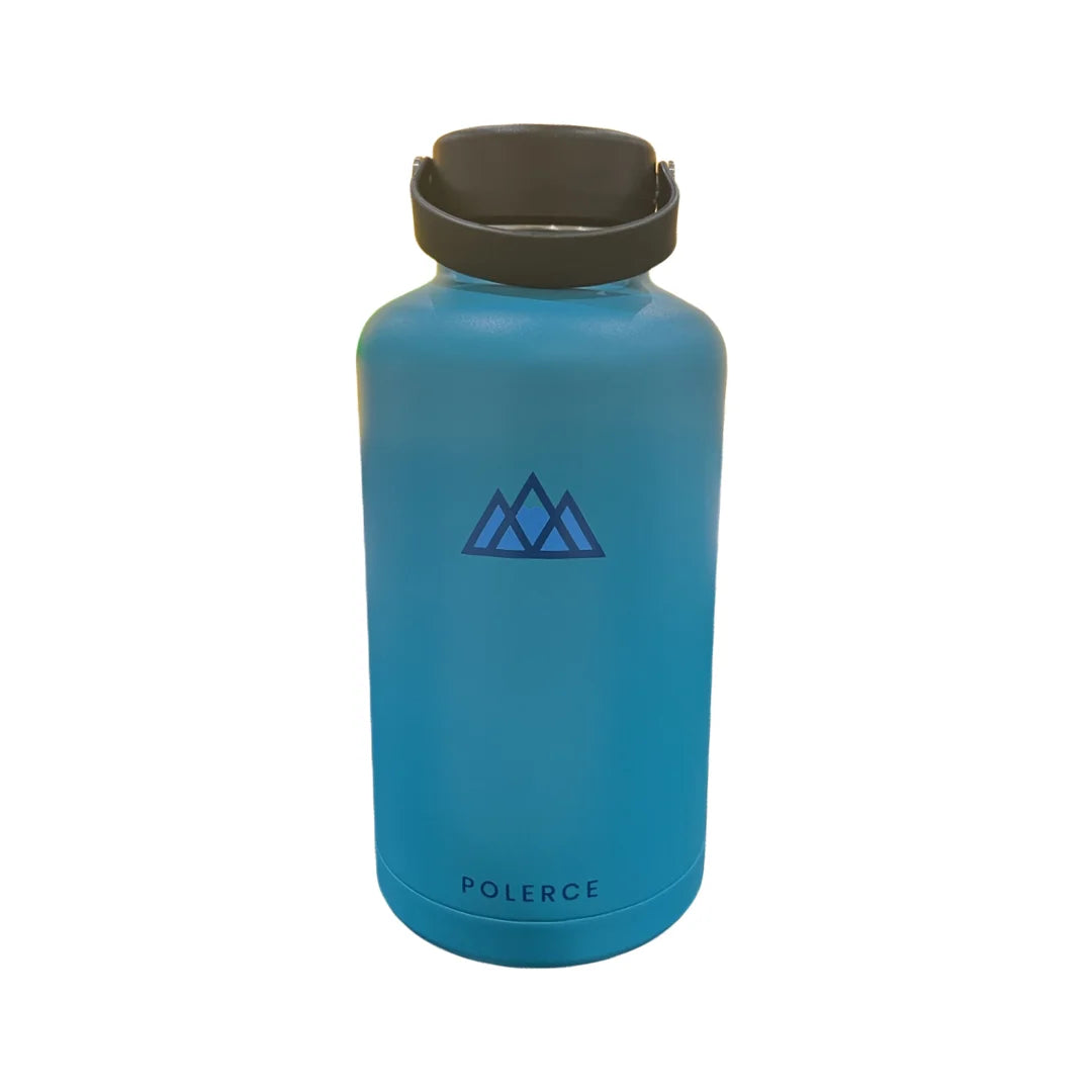 64 Fl Oz Blue Stainless Steel Insulated Bottle T3161